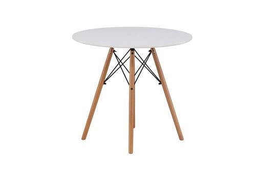 Eettafel - Valter - Wit - Beuken - Jörn, Huis en Inrichting, Tafels | Eettafels, Nieuw, Verzenden
