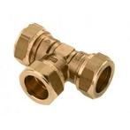 BONFIX Knel messing T-stuk 22 mm, Doe-het-zelf en Verbouw, Buizen en Afvoer, Ophalen of Verzenden, Nieuw