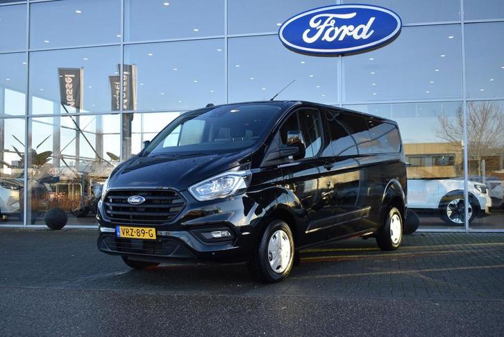 Ford Transit Custom 300 2.0 TDCI L2H1 Trend DC, Auto's, Bestelauto's, Lease, Handgeschakeld, Overige kleuren, Financial lease