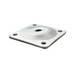 Bevestigingsplaat schuin retro kegel tapse poot 47x47mm met, Huis en Inrichting, Ophalen of Verzenden, Nieuw, Metaal