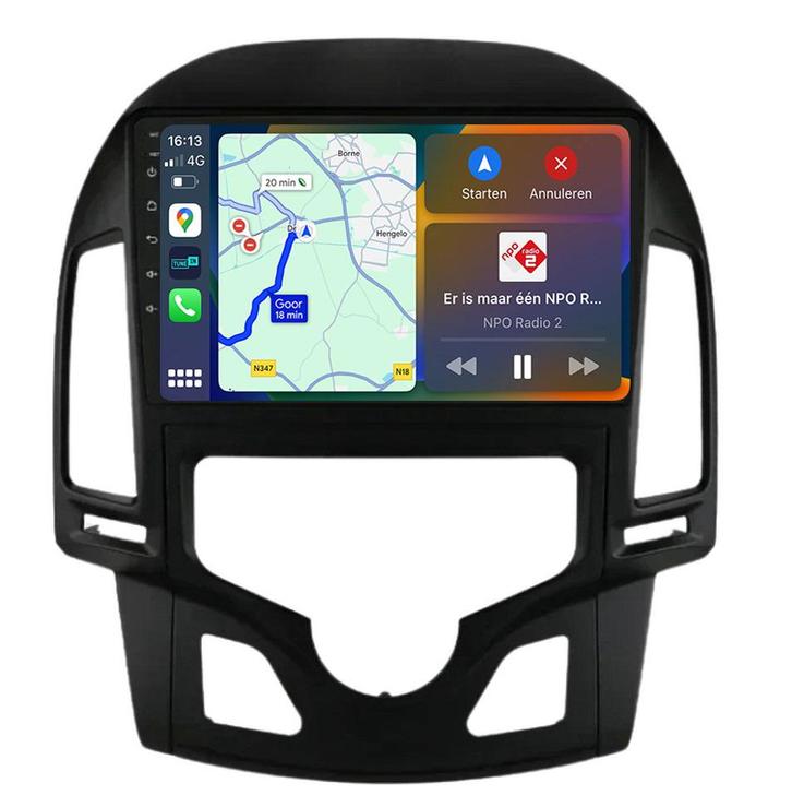 Android Navigatie Radio Hyundai I30 2006-2011 - Android...., Auto diversen, Autoradio's, Nieuw