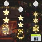 Kerstverlichting Raam Kerstbel, Rendier, Sneeuwvlokken -, Diversen, Kerst, Verzenden, Nieuw