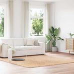 vidaXL Hoogpolig vloerkleed NAVARRA 240x240 cm polyester, Verzenden, Nieuw, Beige