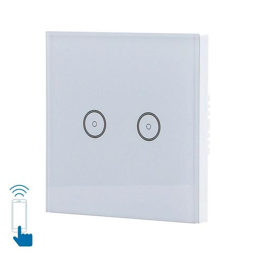 WiFi Smart Switch slimme schakelaar | 2 lichtpunten - inbouw, Huis en Inrichting, Lampen | Overige, Nieuw, Verzenden