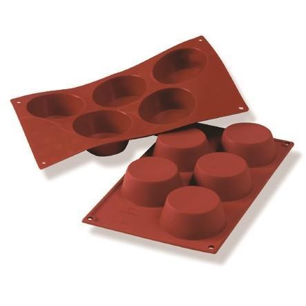 Siliconen Bakvorm Muffin Groot Ø81h32mm (5), Hobby en Vrije tijd, Taarten en Cupcakes maken, Nieuw, Verzenden