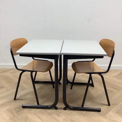 Tweedehands complete school set Galvanitas, 10 stoelen + 10, Huis en Inrichting, Stoelen, Eén, Gebruikt, Hout, Ophalen of Verzenden