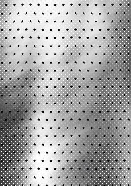 Inpakpapier k89644-27 - du monde with stars black-white -, Hobby en Vrije tijd, Knutselen, Overige typen, Nieuw, Ophalen of Verzenden