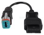 Jaltest Volvo Penta 8 Pins OBD - 16 Pins OBD2 Verloopkabel, Verzenden, Nieuw