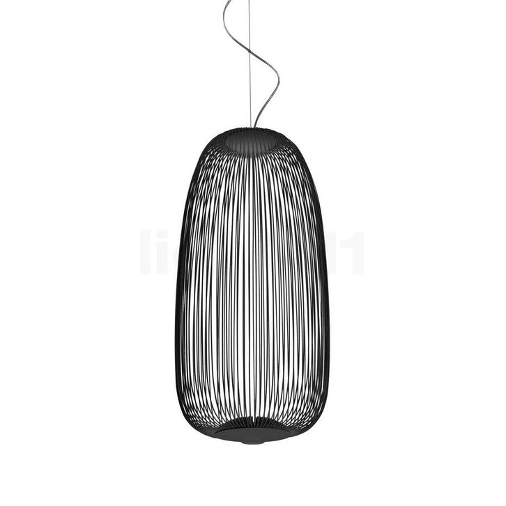Foscarini Spokes 1 Hanglamp LED, zwart - MyLight, Huis en Inrichting, Lampen | Hanglampen, Nieuw, Verzenden