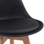Eetkamerstoelen - Kuipstoelen - Zwart - Set van 2, Huis en Inrichting, Verzenden, Nieuw