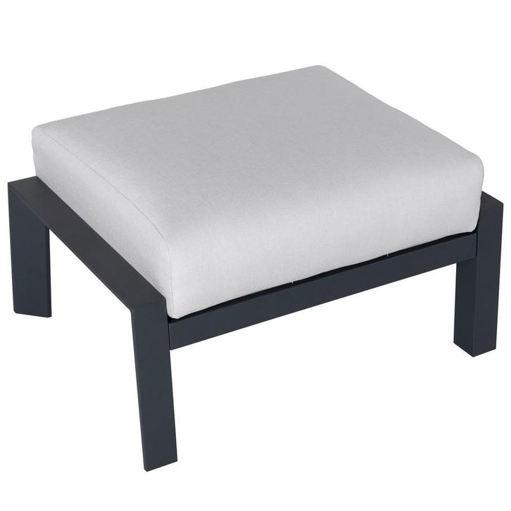 Fortaleza voetenbank 77x54,5xH44 cm antraciet, Tuin en Terras, Tuinmeubel-accessoires, Nieuw, Ophalen of Verzenden