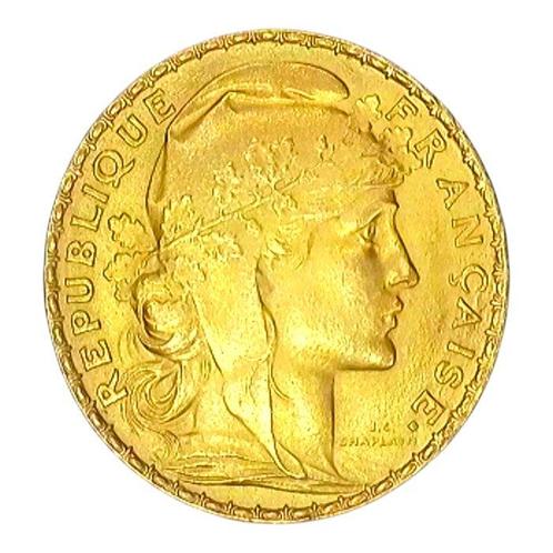 Frankrijk. 20 Francs 1912 Marianne, Postzegels en Munten, Munten | Europa | Niet-Euromunten