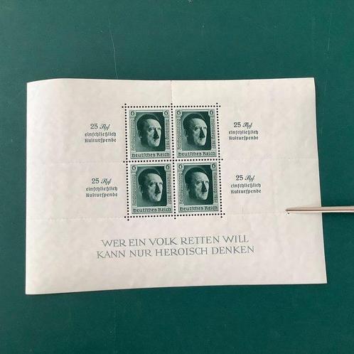 Duitse Rijk 1937 - Hitler Blok : Rijkspartijdag - Miche blok, Postzegels en Munten, Postzegels | Europa | Duitsland