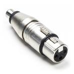 XLR (v) naar tulp (v) adapter | Neutrik (Mono, 3-pin), Audio, Tv en Foto, Audiokabels en Televisiekabels, Verzenden, Nieuw
