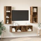 vidaXL TV-kast set 3 pcs Oud hout 37 x 37 x 142.5 cm Bewerkt, Huis en Inrichting, Minder dan 50 cm, Verzenden, Nieuw, Minder dan 100 cm