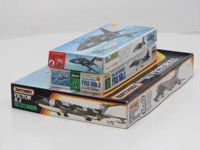 Schaal 1:72 Set 3St. Fujimi 4 / Hasegawa 19 / Matchbox PK..., Hobby en Vrije tijd, Modelbouw | Vliegtuigen en Helikopters, Gebruikt