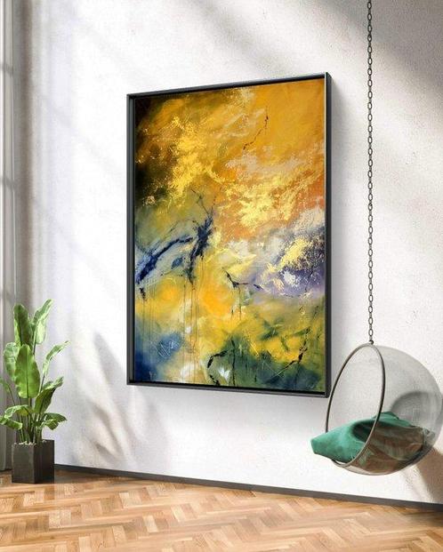Barbara Chrzaszczkiewicz (1958) - Grand Abstract #529, Antiek en Kunst, Kunst | Schilderijen | Modern