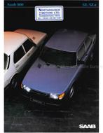 1984 SAAB 900 GL | GLS BROCHURE ENGELS, Nieuw, Author