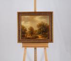 Thomas Heesakkers (1946) - Landschap met reizigers, Antiek en Kunst