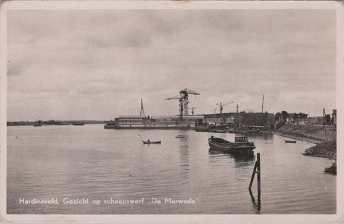 HARDINXVELD - Gezicht op Scheepswerf de Merwede, Verzamelen, Ansichtkaarten | Nederland, Verzenden