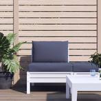 vidaXL Palletkussens 2 st stof marineblauw, Huis en Inrichting, Verzenden, Nieuw, Blauw