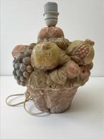 Lamp - Gips - Vintage tafellamp met voet in de vorm van een