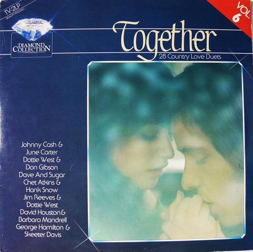 LP gebruikt - Various - Together - 28 Country Love Duets, Cd's en Dvd's, Vinyl | Rock, Zo goed als nieuw, Verzenden