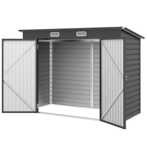 TRUUSK Stalen Tuinhuis, 2,7 M² Tuinschuur Met Dubbele Deur,, Tuin en Terras, Overige Tuin en Terras, Nieuw, Verzenden