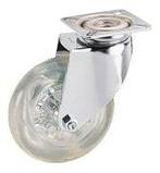 Zwenkwiel Transparant 50 mm Met Plaat, Ophalen of Verzenden, Nieuw
