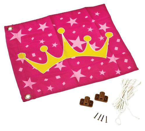 Prinsessen vlag met hijssysteem, Kinderen en Baby's, Speelgoed | Buiten | Speeltoestellen, Nieuw, Ophalen of Verzenden