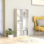 vidaXL Boekenkast 50x25x106 cm bewerkt hout wit, Huis en Inrichting, Kasten | Boekenkasten, Verzenden, 100 tot 150 cm, Nieuw, 50 tot 100 cm