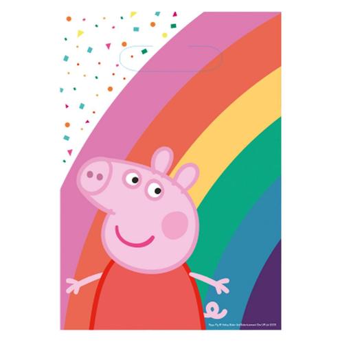 Peppa Pig Uitdeelzakjes Party 23,4cm 8st, Hobby en Vrije tijd, Feestartikelen, Nieuw, Verzenden