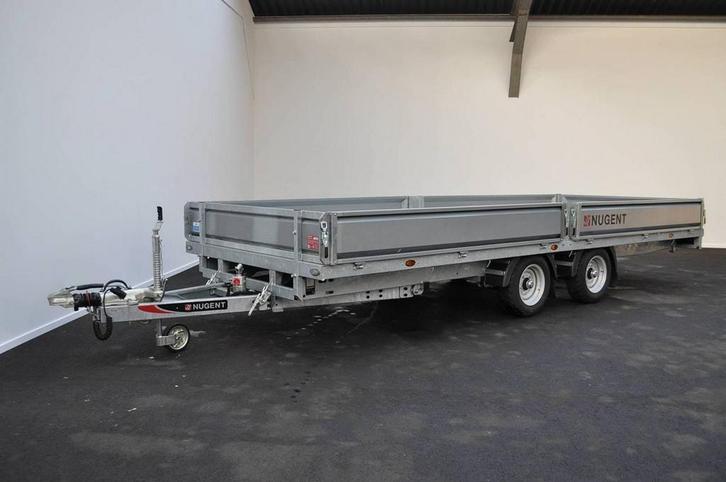 Nugent TB5520H-DS Tiltbed Machinetransporter, Auto diversen, Aanhangers en Bagagewagens, Nieuw, Ophalen of Verzenden