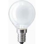 Kogellamp E14 gloeilamp 40 Watt mat, Nieuw, Ophalen of Verzenden, Gloeilamp, 30 tot 60 watt