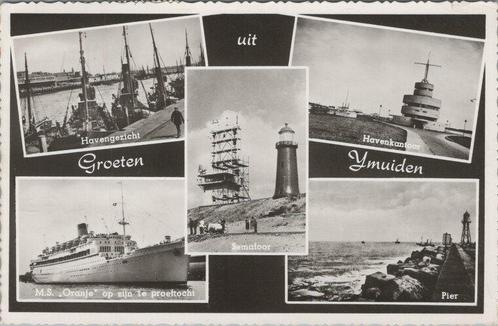 IJMUIDEN - Meerluik Groeten uit IJmuiden, Verzamelen, Ansichtkaarten | Nederland, Verzenden