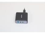 Anker 736 Nano II 100W USB-C Oplader - 3-Poorts GaN II, Verzenden, Zo goed als nieuw