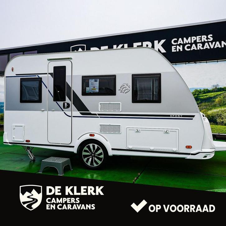 Knaus SPORT 400 QD, Caravans en Kamperen, Caravans, 1000 - 1250 kg, Knaus, 6 tot 7 meter, Ophalen