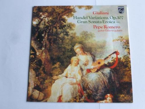 Giuliani - Handel Variations / Pepe Romero (LP), Cd's en Dvd's, Vinyl | Klassiek, Verzenden