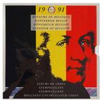 België FDC Set 1991, Postzegels en Munten, Munten | België, Verzenden