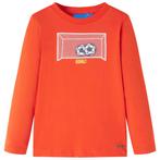 vidaXL Kindershirt met lange mouwen 104 feloranje, Verzenden, Nieuw