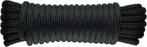 U Rope Landvast Deluxe - 16 mm - 15 meter - zwart, Watersport en Boten, Ophalen of Verzenden, Nieuw