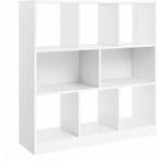 Songmics LBC52WT Boekenkast 97,5 x 100 x 30cm van 68 voor 49, Huis en Inrichting, Kasten | Boekenkasten, 50 tot 100 cm, Nieuw