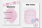 25x leuke babyshower invulkaarten (A5 formaat) babyshower 6, Kinderen en Baby's, Kraamcadeaus en Geboorteborden, Nieuw, Kraamcadeau