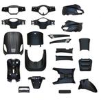 Kappenset Mat Zwart RSO Sense/Riva (S) /VX50 (S) / Sourini/, Fietsen en Brommers, Brommeronderdelen | Scooters, Verzenden, Nieuw