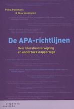 De APA-richtlijnen - De APA-richtlijnen, Ophalen of Verzenden, Nieuw