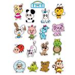 Stickers - Japanse Kawaii Dieren - Scrapbook Hobby DIY - 2 S, Hobby en Vrije tijd, Ophalen of Verzenden, Nieuw