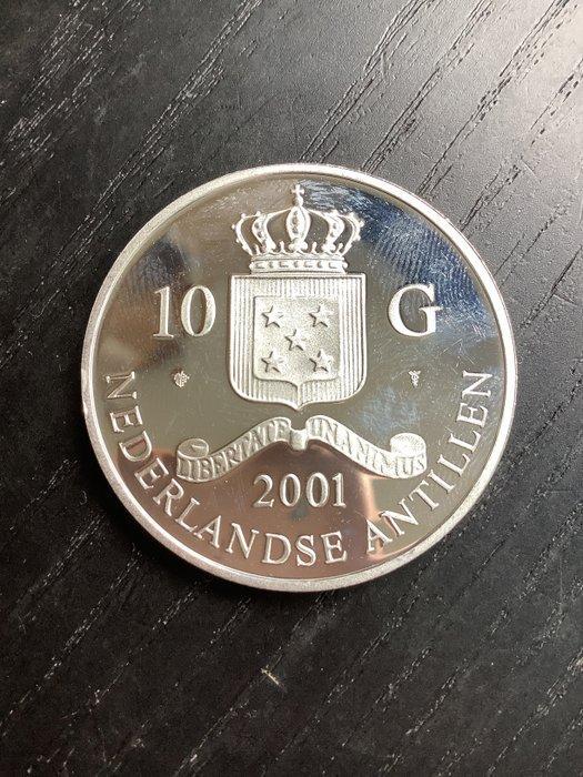 Nederlandse Antillen. 10 Gulden 2001 (Zonder Minimumprijs), Postzegels en Munten, Munten | Nederland
