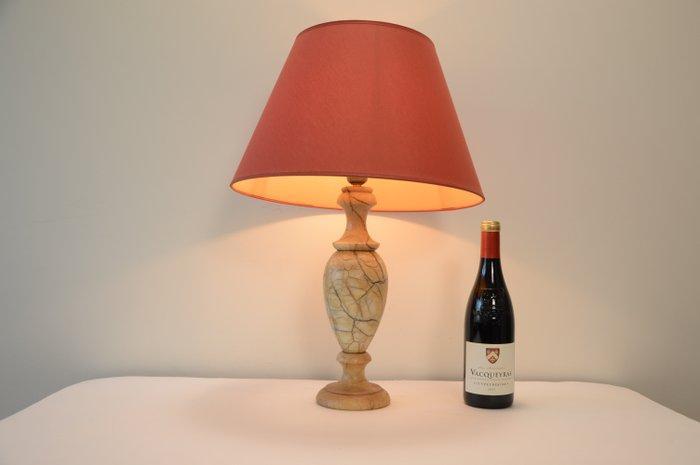 Tafellamp - Prachtige zware alabaster tafellamp - Albast,, Antiek en Kunst, Curiosa en Brocante