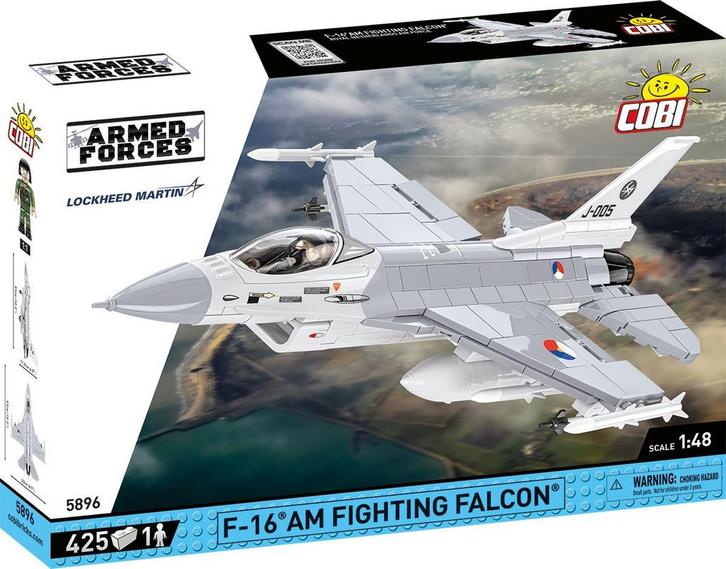COBI 5896 F-16 KLU Falcon NL (Leger bouwsets, Modelbouwsets), Kinderen en Baby's, Speelgoed | Bouwstenen, Nieuw, Verzenden