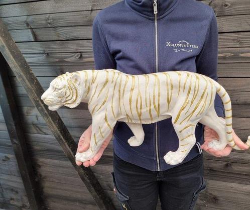 Beeld, XL Tiger Statue - New - 22 cm - Hars, Antiek en Kunst, Curiosa en Brocante